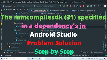 The mincompilesdk (31) specified in a dependency