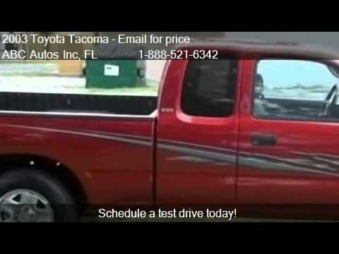 2003 Toyota Tacoma - for sale in Tampa, FL 33604 - YouTube