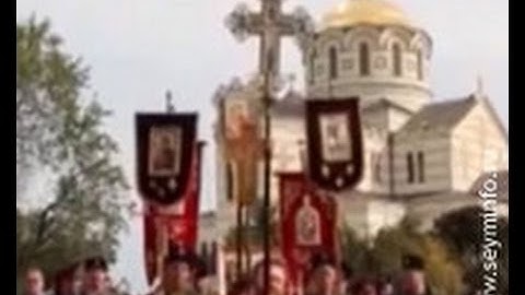 Пеший Крестный ход из Севастополя прошел по курской земле