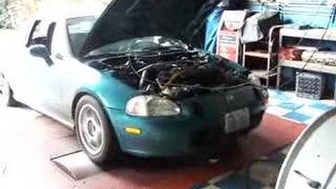 DOHC ZC, Saab Turbo Del Sol on the Dyno