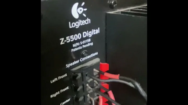 Logitech z-5500 fuse blowing.