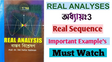 Real Analysis || Chapter-3 ||All Example