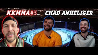 KKMMA3 Chad Anheliger Tells  me to Eat Crow!  Betting against him is a bad pick! Fight tips and more