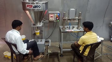Grease Filling Machine And Lid Pressing Machine