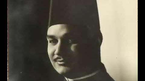 النجم و القمر تلاوة الشيخ ابو العينين شعيشع في بغداد 1956