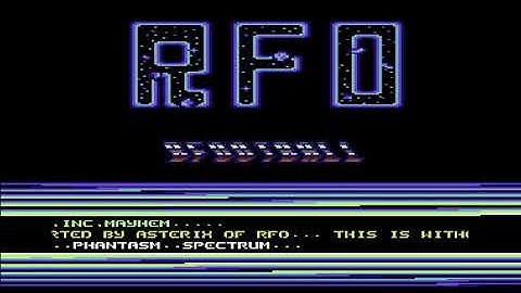 Rage for Order (RFO) Intro 11 !  Commodore 64 (C64)