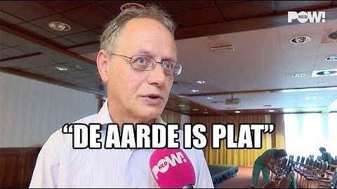 Aarde blijkt toch plat