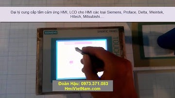 Hướng dẫn Calib Tấm cảm ứng màn hình HMI Siemens