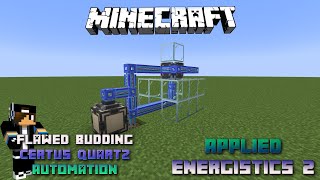 Flawed Budding Certus Quartz Automation 📀 Minecraft Applied Energistics Tutorial 📀 English 📀