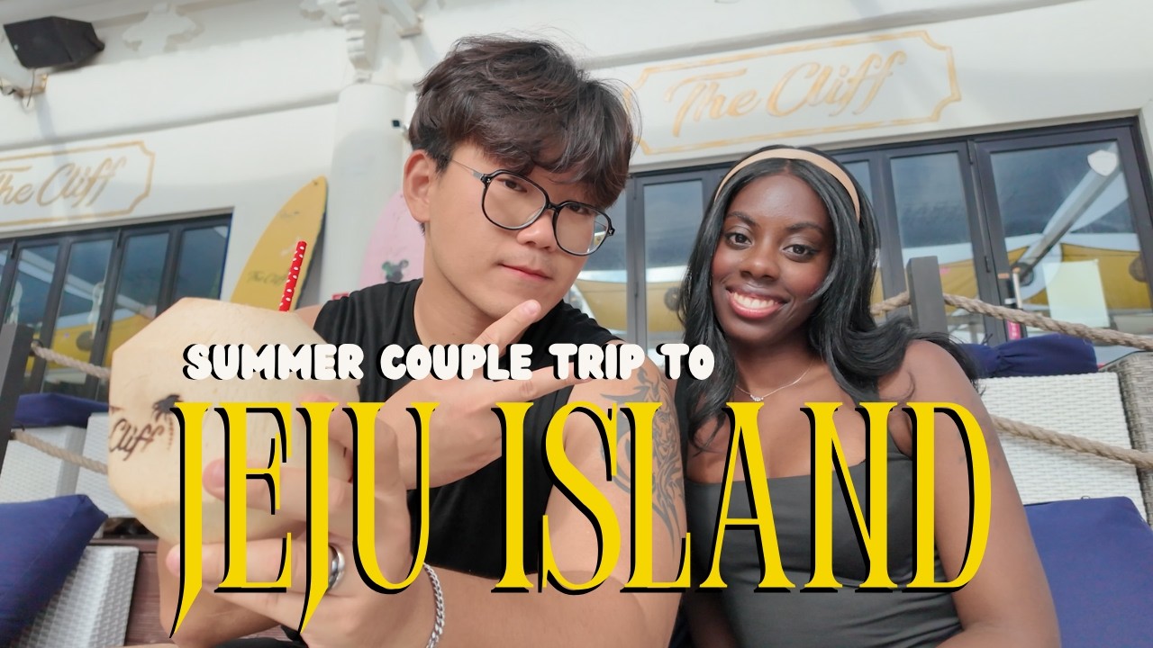 Going on a trip to Jeju for my husband's birthday 🧡🇰🇷 International Couple Vlog