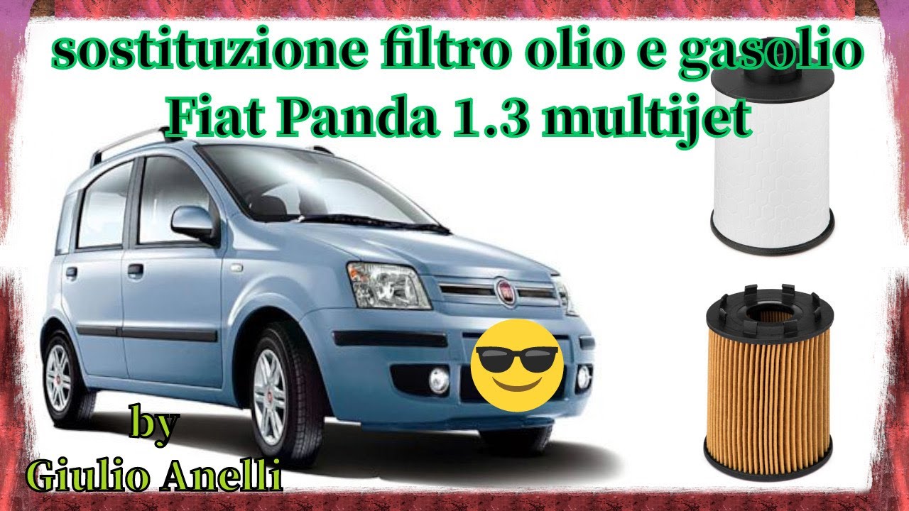 Fiat Panda 1.3 multijet - sostituzione filtro olio e filtro gasolio 