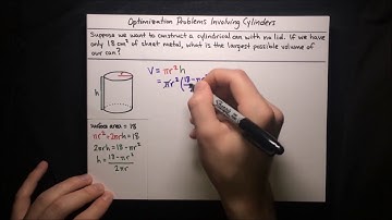 Optimization Problems Involving Cylinders