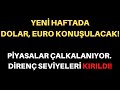 DOLAR ve EURO ZİRVE YENİLEDİ! ABD SEÇİMLERİ ÖNCESİ KRİTİK HAFTA!! #BİTCOİN YATIRIMCILARI DİKKAT!