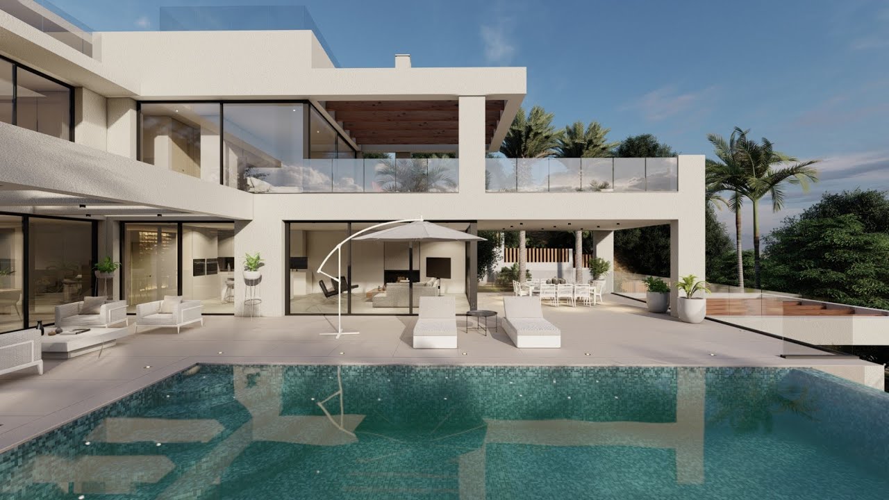 MODERN NEW BUILT LUXURY VILLAS - YouTube