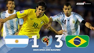 Argentina 1 x 3 Brasil (Messi x Kaká) ● 2010 World Cup Qualifiers Extended Goals & Highlights HD