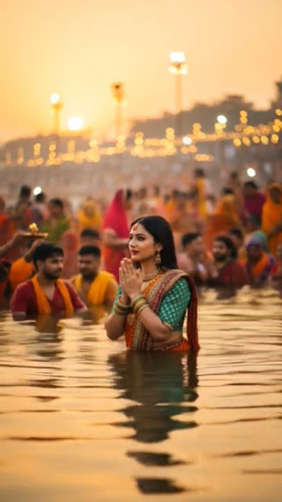 Shitali beariya | Jode Jode Falwa | Jal Beech Khada Hoee | #pawansingh #chhathpuja #song #shorts🌺🪔🙏🏾