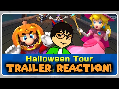 Mario Kart Tour Halloween Tour Trailer REACTION! - Mario Kart Tour Halloween Tour Trailer REACTION!