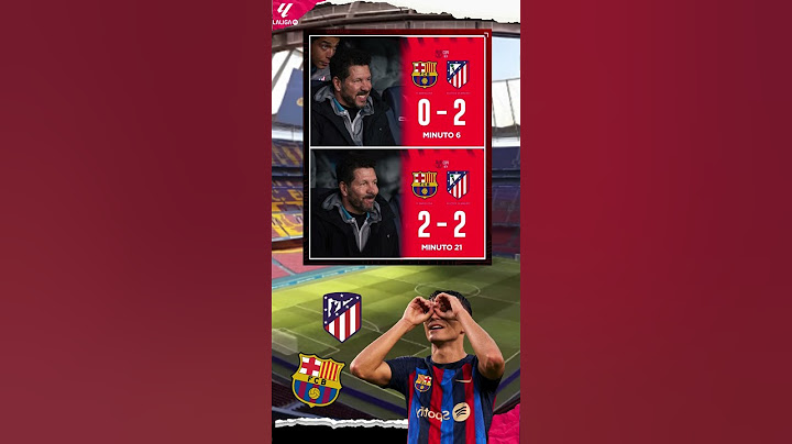 BARCELONA SE DEJA EMPATAR RIDÍCULAMENTE DEL ATLÉTICO DE MADRID AL FINAL DEL PARTIDO COPA DEL REY