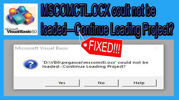 Cara Mengatasi Error Mscomctl.OCX Could Not Be Loaded (Visual Basic 6.0)