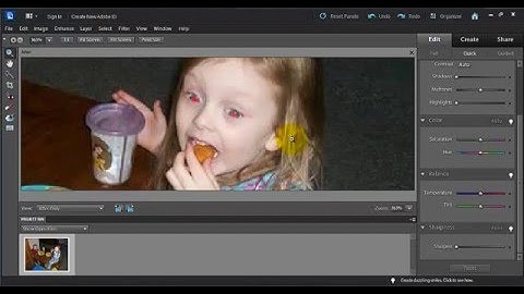 How to Remove Red Eye on Photos in Photoshop Elements 6-10