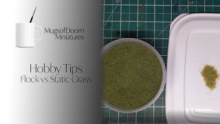 Hobby Tips: Flock vs Static Grass