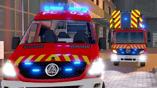 Emergency Call 112 - French Fire Brigade Responding! 4K