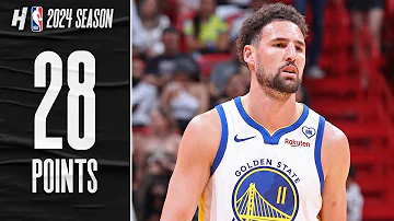 Klay Thompson is BACK! 28 PTS & 6 THREES vs Heat 🔥 FULL Highlights