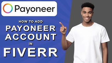 How to add payoneer account in fiverr (2024)