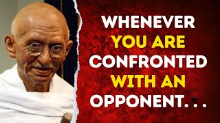 Mahatma Gandhi Life Lessons Quotes || Best Motivational Video