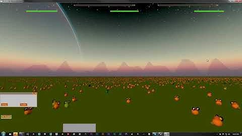 Massive scale AI driven entity simulation