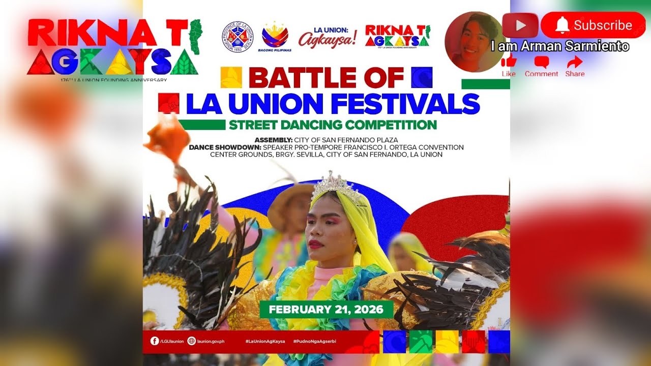 Rikna Ti Agkaysa | Battle of La Union Festivals Street Dancing Competition 🎥 P.G.L.U. FB Page