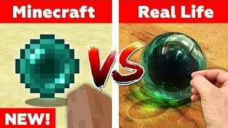 MINECRAFT ENDER PEARL IN REAL LIFE! Minecraft vs Real Life animation