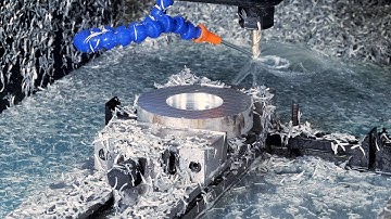 Straight Plunging and Pocketing in Aluminum on the MR-1 CNC Gantry Milling