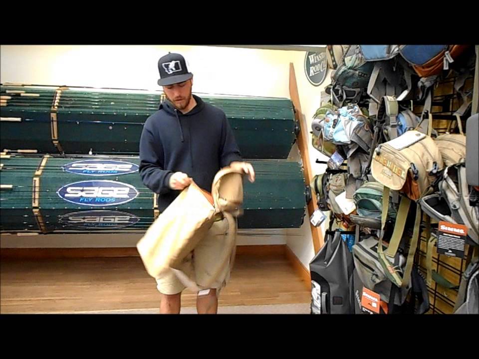 fishpond river bank backpack