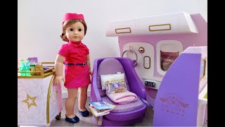 American Girl First Class Airline Set ~ NEW