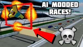 Roblox Modded Ai Nascar Crashes Pummu Talladega Roblox