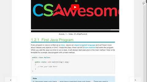 CSAwesome 1.2 Intro