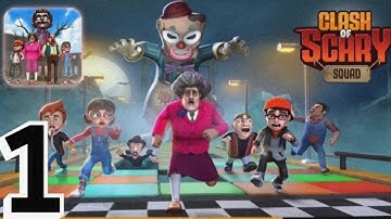 Clash of Scary Squad -- Gameplay Walkthrough Part 1 (iOS, Android)