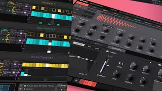 crazy sequences - Triaz Drum Sampler in Bitwig