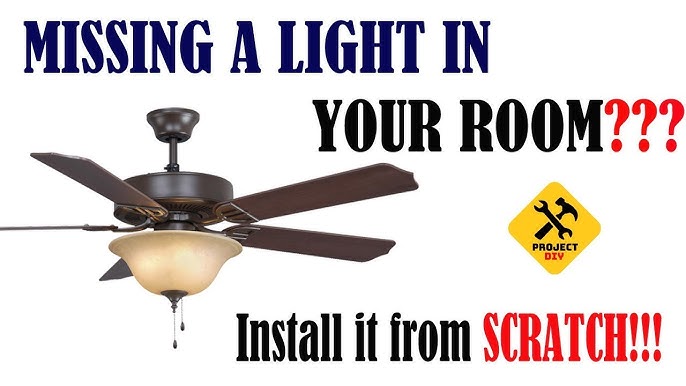 Add A Fan To Any Room Without Existing Fixture Or Wiring You Add A Fan To Any Room Without Existing, Installing Ceiling Fan Without Existing Wiring