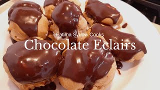 HOW TO MAKE CHOCOLATE ECLAIRS