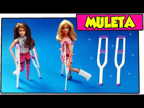 How to make: Crutches for Barbie, Monster High, Ever A. H. among others!