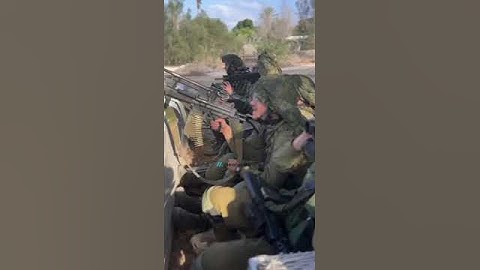 Thumbnail of Israeli soldiers sing to god while preparing to attack Hamas #gaza #israel
