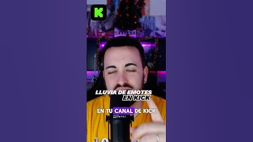 🌧️🎩Cómo HACER LLUVIA de EMOTES en KICK #kickstreaming #tutoriales #consejosparastreamers