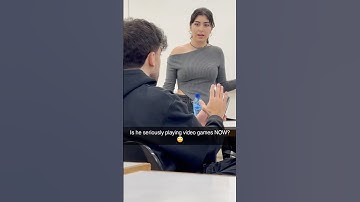 Playing video game in classroom🫣#trending #coding #programming #games #ai #python #react #viral #cs