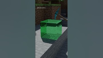 Slime Block realistic and Pickaxe