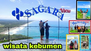 Sagara view karang bolong kebumen bikin betah dengan keindahan alamnya