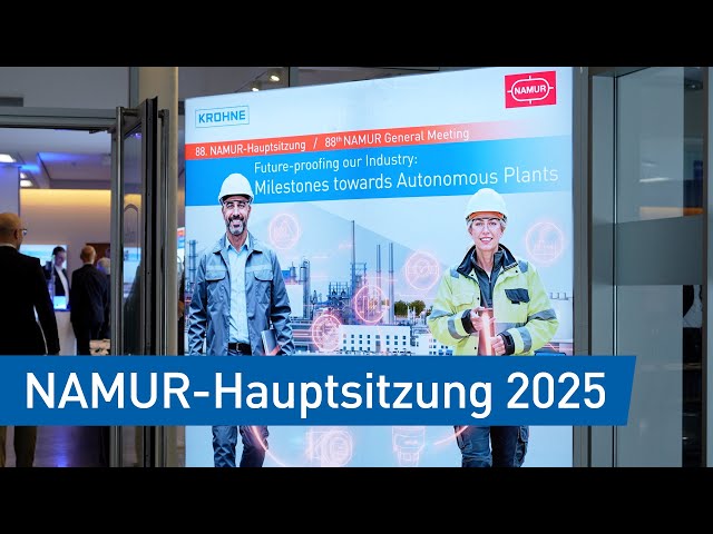 Meilensteine auf dem Weg zur autonomen Anlage: KROHNE auf der NAMUR-Hauptsitzung 2025 Meilensteine auf dem Weg zur autonomen Anlage: KROHNE auf der NAMUR-Hauptsitzung 2025