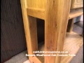 Danube Weathered Solid Oak Small Console Table Danube Weathered Solid Oak Small Console Table