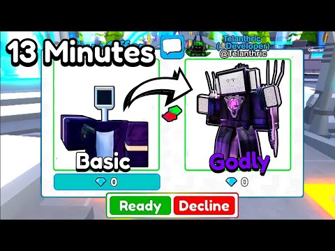 I Got Godly In 13 Minutes!! Basic To Godly!! Toilet Tower Defense | Ep 70 Part 2